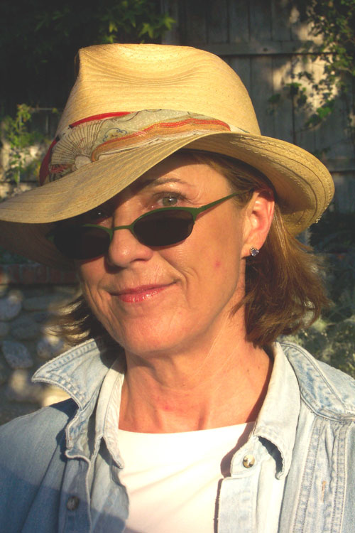 Joyce Cox in a cowboy hat